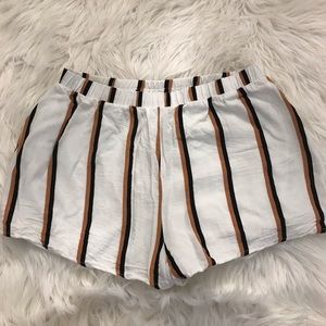 Forever 21 Stripe Woven Shorts